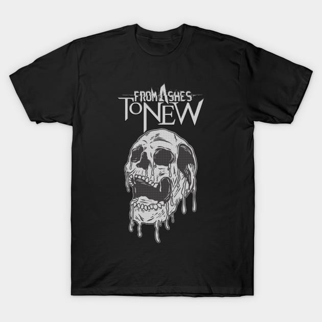 Skull From Ashes To New T-Shirt by Hatorunato Art